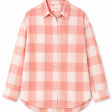 Salmon Checked Handloom Shirt