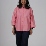 Soft Mauve Cotton Shirt