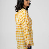 Marigold Handloom Cotton Shirt