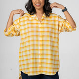 Marigold Handloom Cotton Shirt