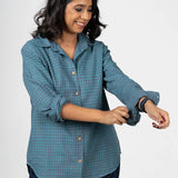 Midnight Slate Handloom Shirt