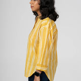 Mellowday Handblocked Cotton Shirt
