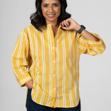 Mellowday Handblocked Cotton Shirt