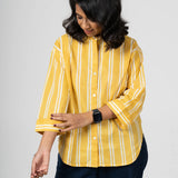 Mellowday Handblocked Cotton Shirt