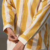 Sunhaze Stripe Handblocked Cotton Shirt