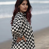 Checkmate Handblocked Cotton Shirt