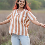 Terra Linea Handblocked Cotton Shirt