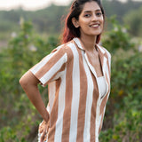 Terra Linea Handblocked Cotton Shirt