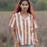 Terra Linea Handblocked Cotton Shirt