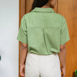 Soft Sage Cotton Shirt
