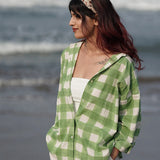 Off-Duty Checked Handblocked Cotton Shirt