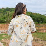 Out Of Office Handblocked Cotton Shirt